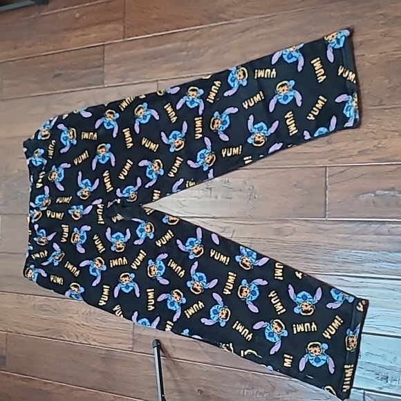 Disney Stitch Fleece Open Fly Pajama Pants size XL - Picture 2 of 9